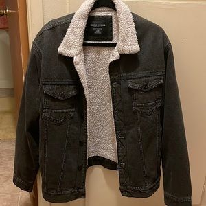 Gray denim jacket